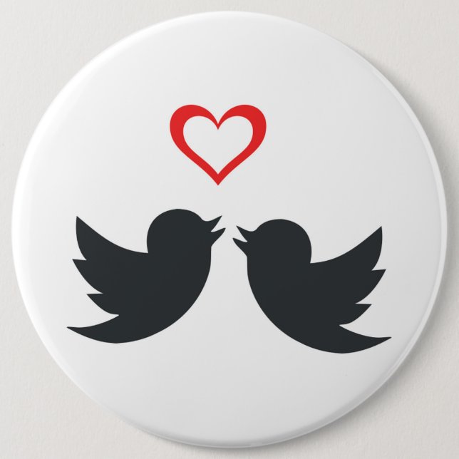 LOVEBIRDS BUTTON (Vorderseite)
