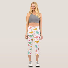 Lovebirds Capri Leggings