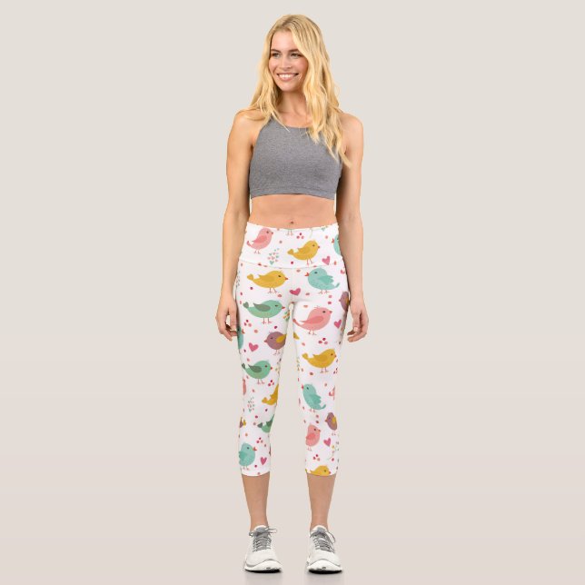 Lovebirds Capri Leggings (Vorderseite)