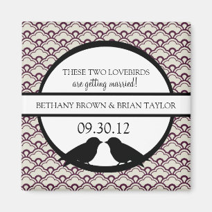 Lovebirds Collection Speichern des Datumsfelds Magnet