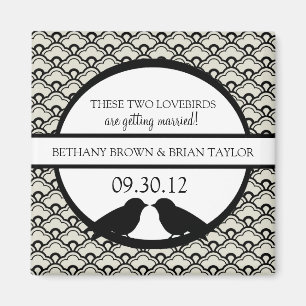 Lovebirds Collection Speichern des Datumsfelds Magnet