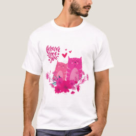 "Lovebirds Forever" - Sein & ihr Valentine T-Shirt