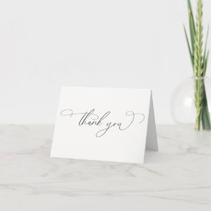 Lovebirds Hochzeit Minimalistisch Danke, Card VS 2 Dankeskarte