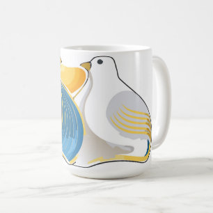 Lovebirds in der Paradies Tasse
