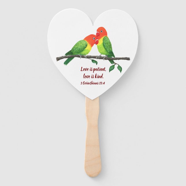Lovebirds Inspirationsgesteuerter Lüfter Fächer (Vorderseite)