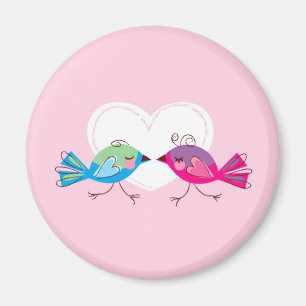 Lovebirds-Magnet Magnet