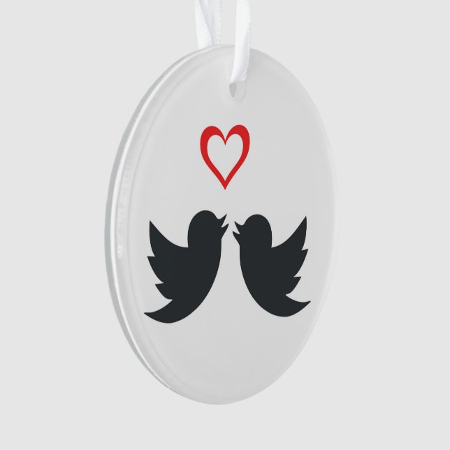 LOVEBIRDS ORNAMENT (Vorderseite)