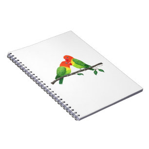 Lovebirds SpiralNotebook Notizblock