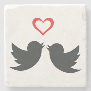 LOVEBIRDS STEINUNTERSETZER