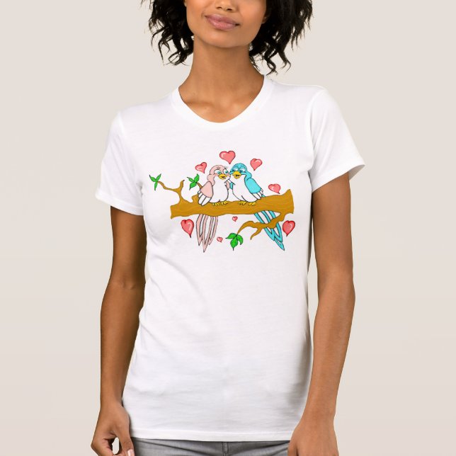Lovebirds T - Shirt (Vorderseite)