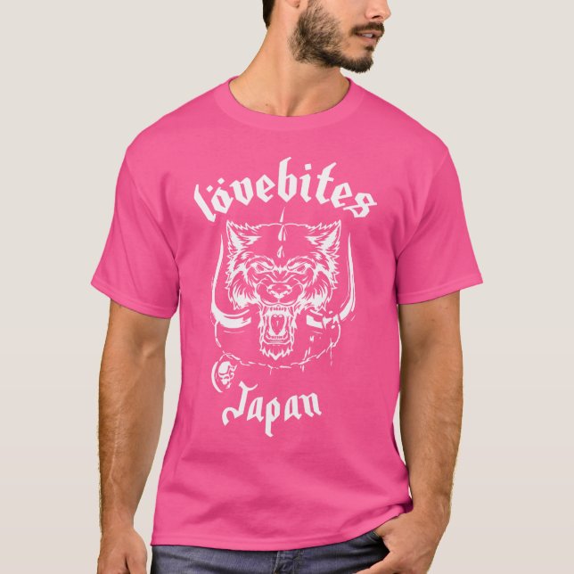 Lovebites Japan Motohead Logo Pastiche T-Shirt (Vorderseite)