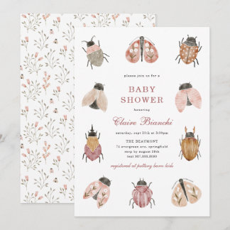 Lovebug-Baby-Party-Einladung Einladung