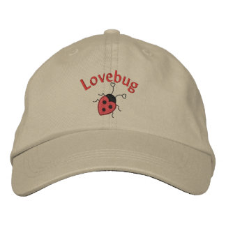 LoveBug mit Ladybug Bestickte Kappe