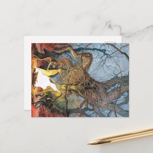 Lovecrafan Postcard Postkarte (Vorderseite/Rückseite Beispiel)