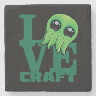 Lovecraft Baby Cthulhu Design - Niedliche Liebe Steinuntersetzer