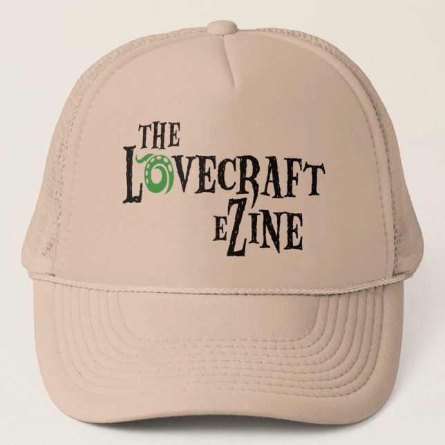 Lovecraft eZinehut Truckerkappe (Vorderseite)