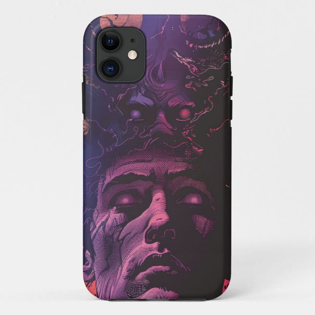Lovecraftian Dark Fantasy Case-Mate iPhone Hülle (Rückseite)