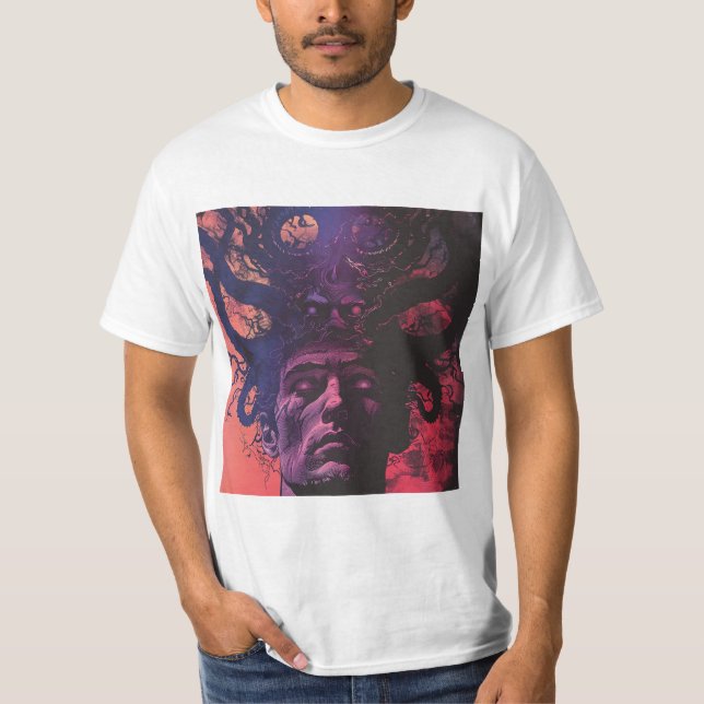 Lovecraftian Dark Fantasy T - Shirt (Vorderseite)