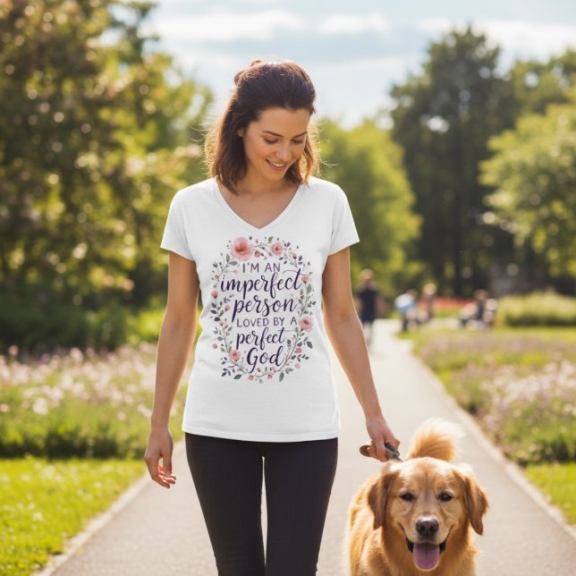 Loved By A Perfect God Tri-Blend Shirt (Von Creator hochgeladen)