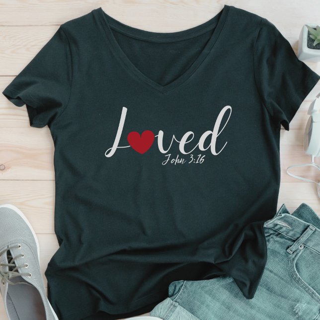 Loved John 3:16 Christlich T-Shirt (Loved John 3:16 Christian T-Shirt)