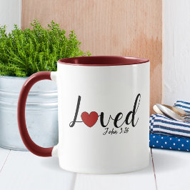 Loved John 3:16 Zwei-Töne Christlich Tasse