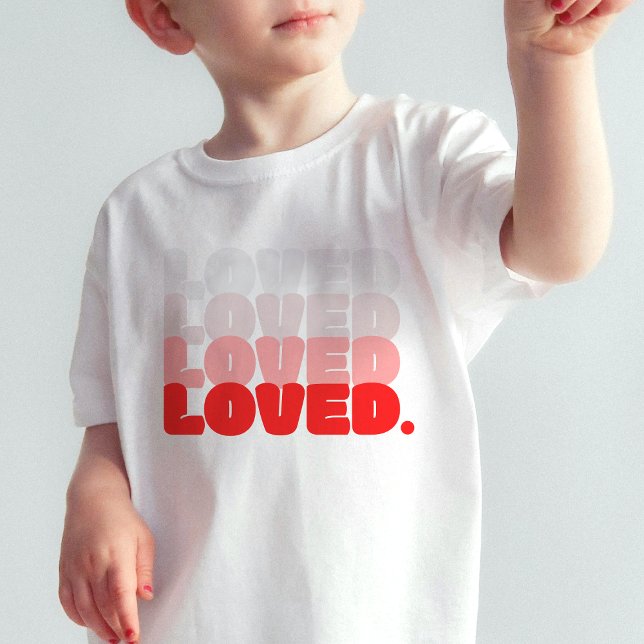 Loved - T-shirt Saint Valentin pour enfants (Baby Gifts,Gifts for Boys,Gifts for Girls,Gifts for Kids,Valentine Day Gifts,Gifts, Bible Verse)