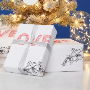 #LoveFlowerVerpackungspapier Geschenkpapier