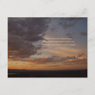 LoveHopeDreams Postkarte
