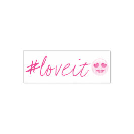 #Loveit Teacher Briefmarke mit Emoji! Permastempel