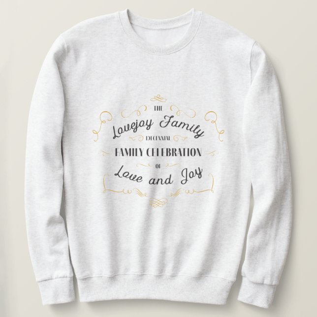 Lovejoy Celebration Sweatshirt - Grey clair (Design devant)