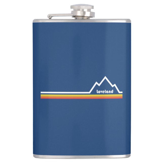 Loveland, Colorado Flachmann (Vorderseite)