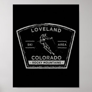 Loveland Colorado Skifahren Poster