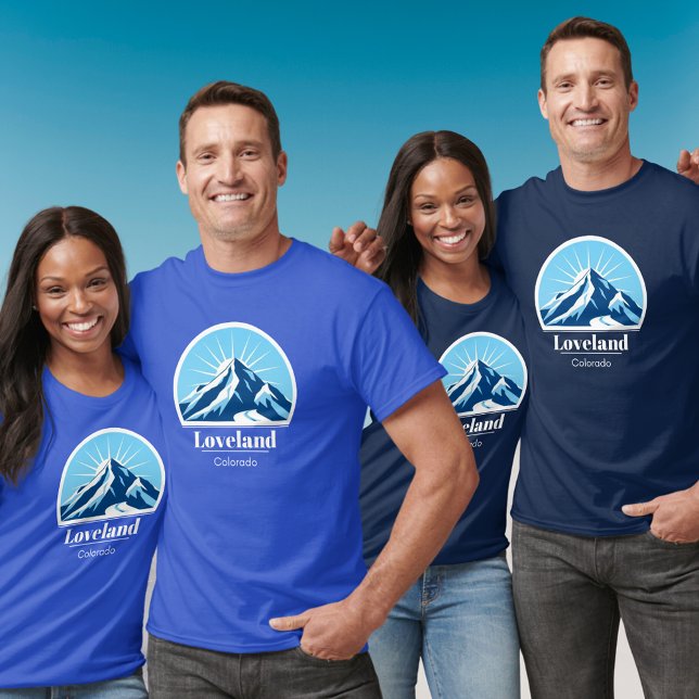 Loveland Colorado, USA Skigebiet T-Shirt (Von Creator hochgeladen)