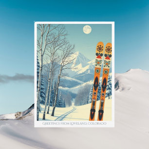 Loveland Colorado USA Skiurlaub Postcard Postkarte