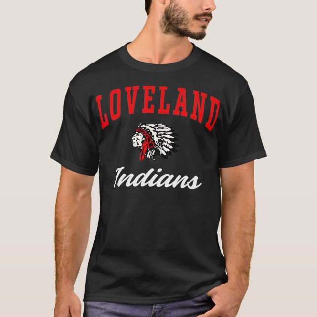 Loveland High School Amerikanischen Ureinwohners T-Shirt (Vorderseite)