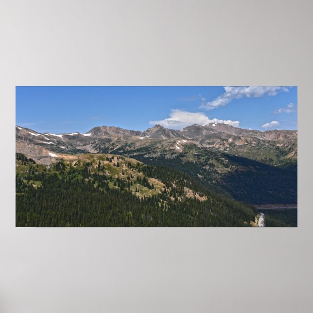 Loveland Pass, Colorado, Panorama Poster (Vorne)