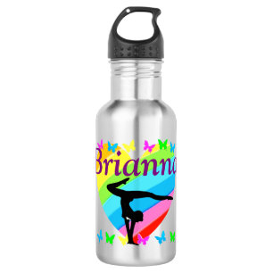 LOVELL PERSONALISIERTE GYMNASTIK HERZWASSERFLASCHE TRINKFLASCHE