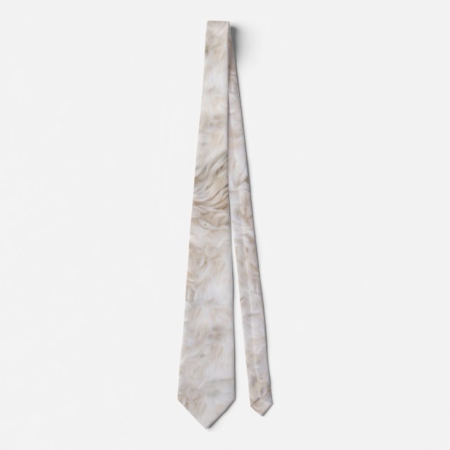 LOVELL SOFT CURLY HUND FUR KRAWATTE (Vorderseite)