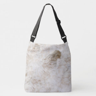 LOVELL SOFT CURLY HUND FUR TRAGETASCHEN MIT LANGEN TRÄGERN
