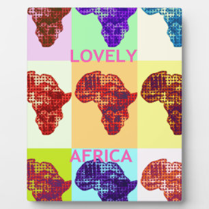 LOVELY AFRICA FOTOPLATTE