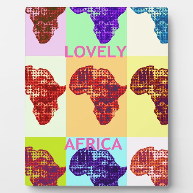 LOVELY AFRICA FOTOPLATTE (Vorderseite)