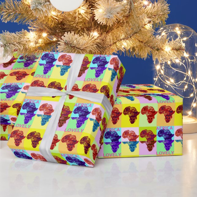 LOVELY AFRICA GESCHENKPAPIER (Feiertage)