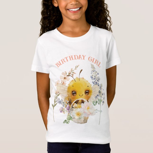 Lovely Bee Girls T-Shirt (Vorderseite)