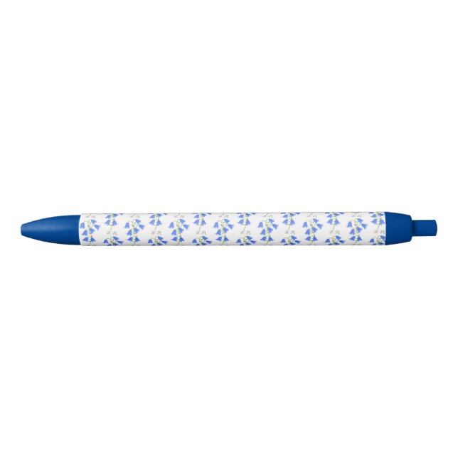 Lovely Bluebells Mit Monogramm Pen Kugelschreiber (Vorderseite)
