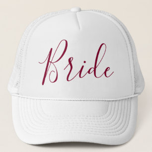Lovely Bride Calligraphy Truckerkappe