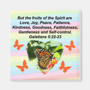 LOVELY BUTTERFLY OBST DES SPIRITS MAGNET