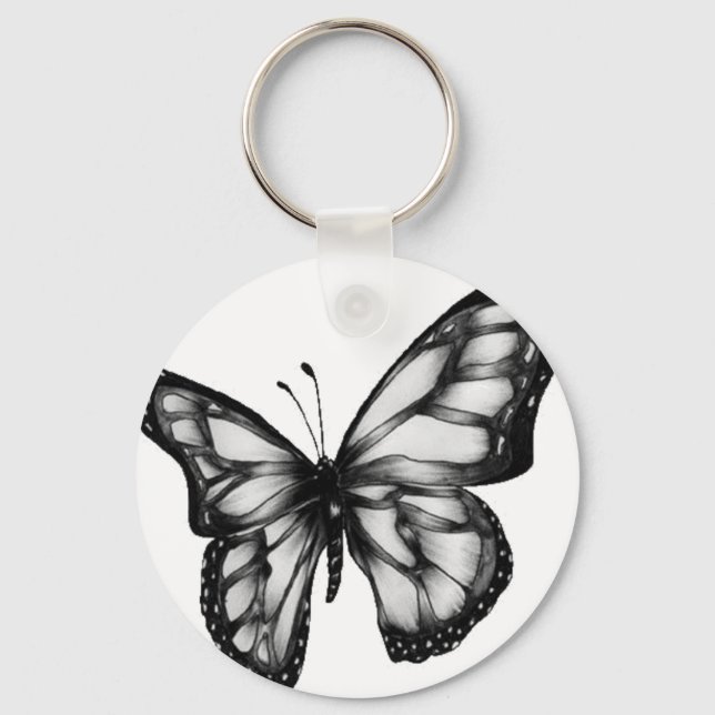 Lovely Butterfly Schlüsselanhänger (Vorderseite)