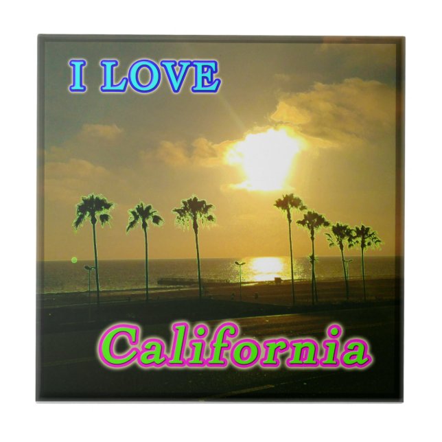 "Lovely California 2" Tile Fliese (Vorderseite)