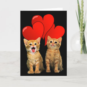 Lovely Cats - Customized Feiertagskarte