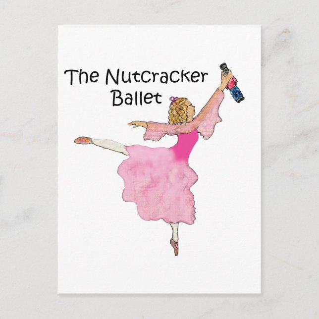 Lovely Clara und ihr Nutcracker Postkarte (Vorderseite)